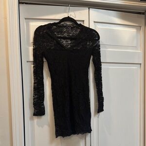 Mini lace dress